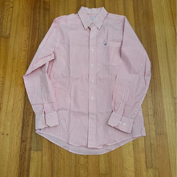 Southern Tide  Shirt Button Down Size  Medium Men’s Striped Long Sleeve (K)11 - Picture 2 of 12